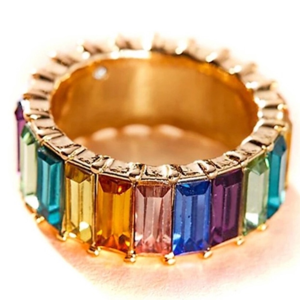Multicolor baublebar alidia ring